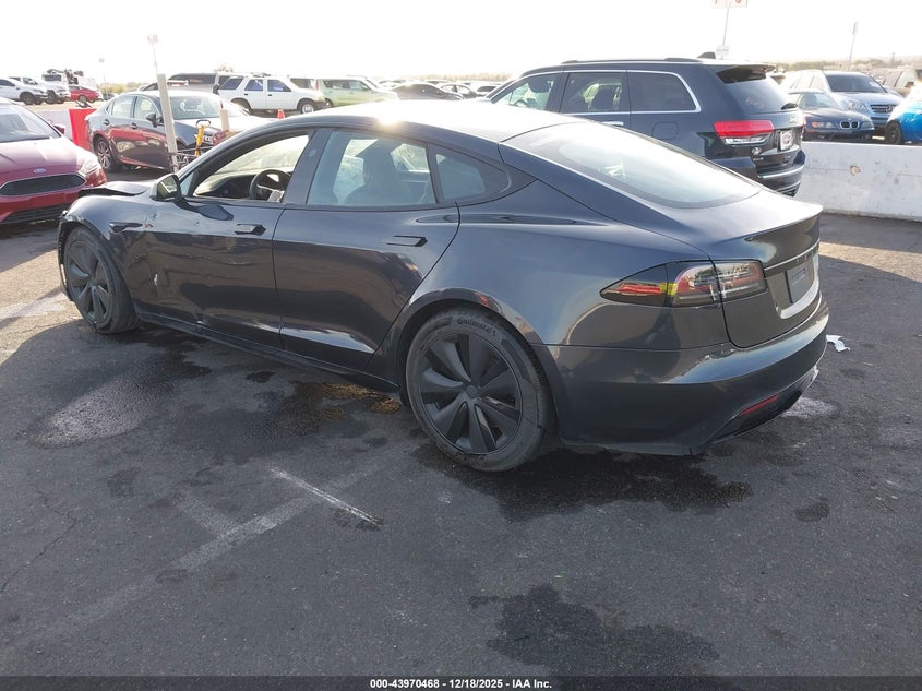 2025 Tesla Model s VIN 5YJSA1E58SF549000 IAAI salvage auction — FRONT END, Salvage Title, sold $9,200 on 2026-07-24 (photo 3)