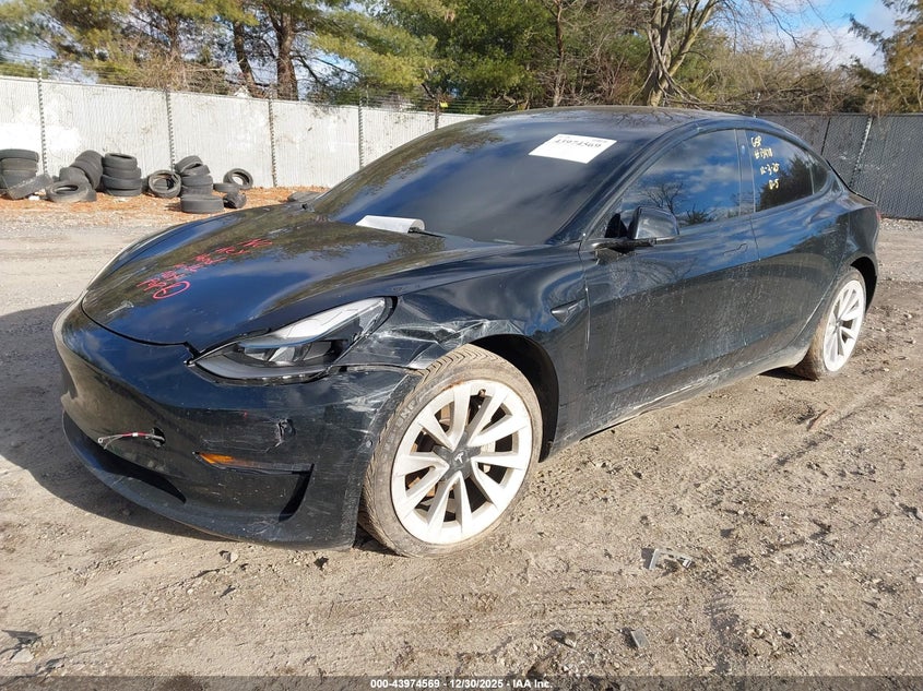2022 Tesla Model 3 VIN 5YJ3E1EB4NF189811 IAAI salvage auction — REAR END, Other, sold $5,600 on 2026-07-18 (photo 2)