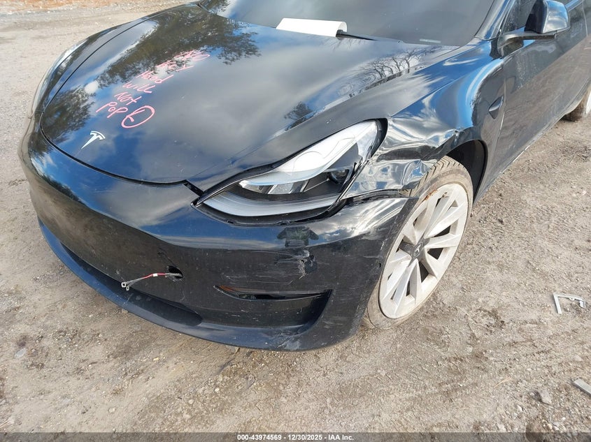 2022 Tesla Model 3 VIN 5YJ3E1EB4NF189811 IAAI salvage auction — REAR END, Other, sold $5,600 on 2026-07-18 (photo 6)