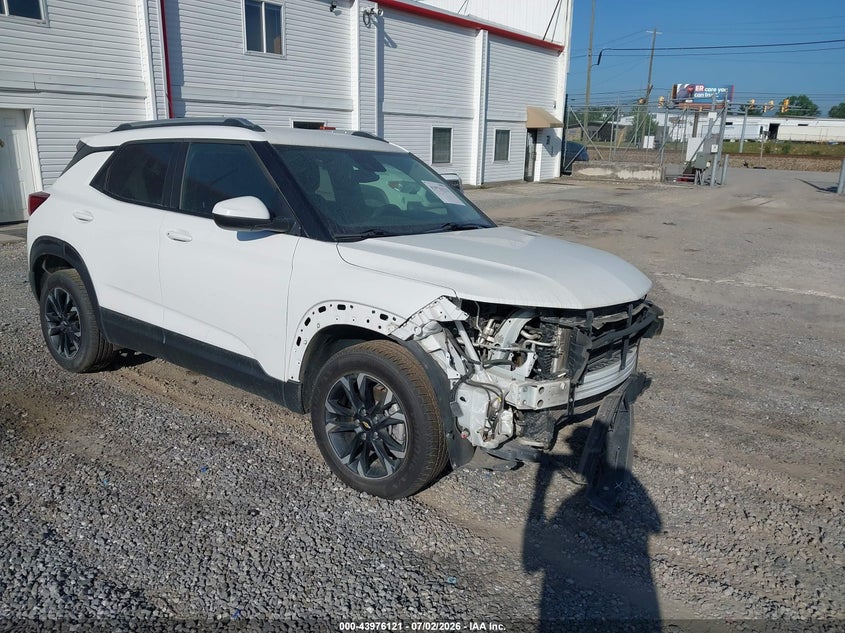 2021 Chevrolet Trailblazer VIN KL79MPSL9MB021870 IAAI salvage auction — FRONT END, Salvage (North Carolina), sold $3,050 on 2026-07-31 (photo 1)