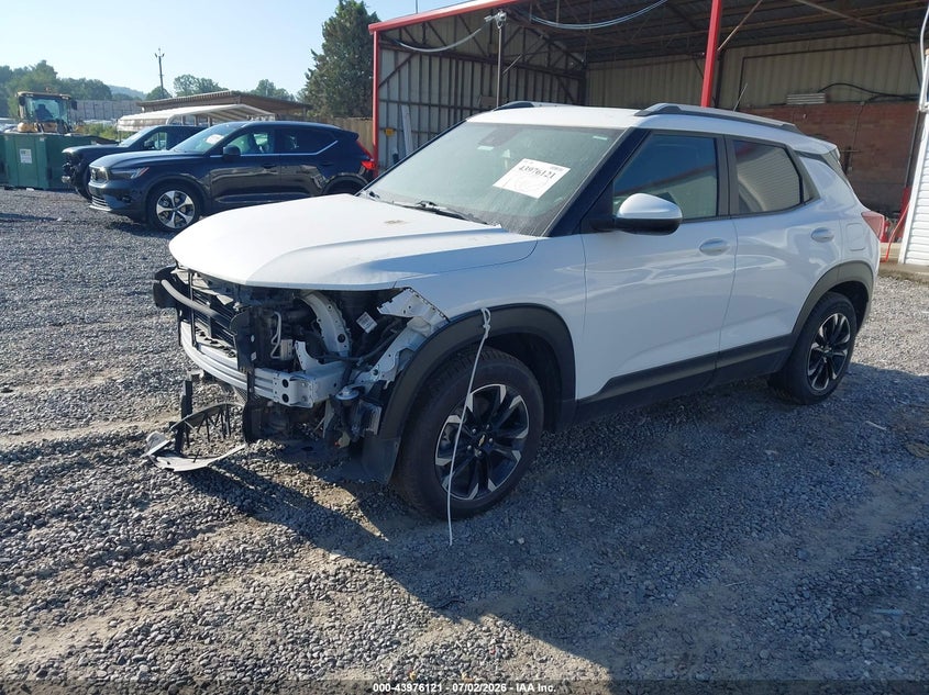 2021 Chevrolet Trailblazer VIN KL79MPSL9MB021870 IAAI salvage auction — FRONT END, Salvage (North Carolina), sold $3,050 on 2026-07-31 (photo 2)