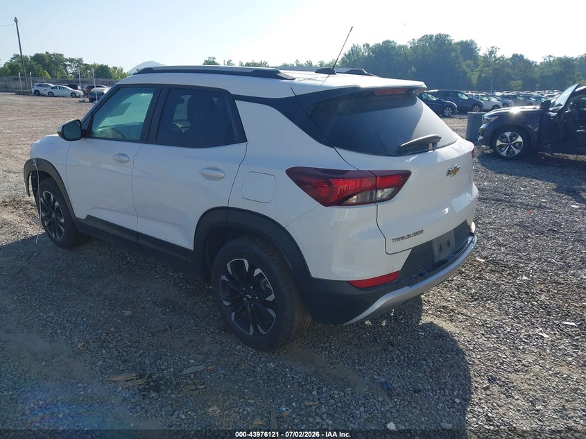 2021 Chevrolet Trailblazer VIN KL79MPSL9MB021870 IAAI salvage auction — FRONT END, Salvage (North Carolina), sold $3,050 on 2026-07-31 (photo 3)