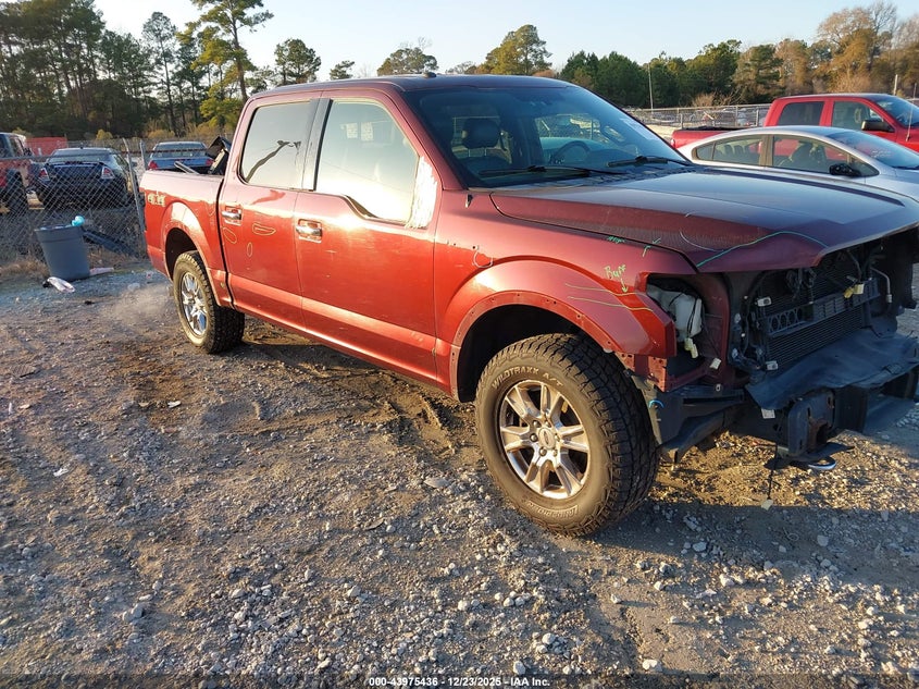 2017 Ford F-150 VIN 1FTEW1EP6HFA79280 IAAI salvage auction — FRONT END, Salvage Title, sold $6,200 on 2026-07-18 (photo 1)