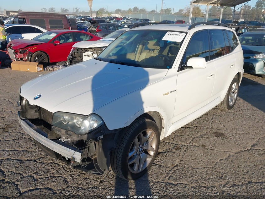 2007 BMW X3 VIN WBXPC93417WF15742 IAAI salvage auction — FRONT END, Salvage (California), sold $1,050 on 2026-07-15 (photo 2)