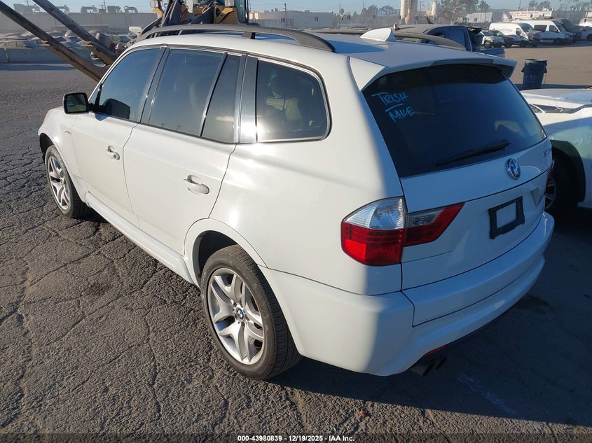 2007 BMW X3 VIN WBXPC93417WF15742 IAAI salvage auction — FRONT END, Salvage (California), sold $1,050 on 2026-07-15 (photo 3)