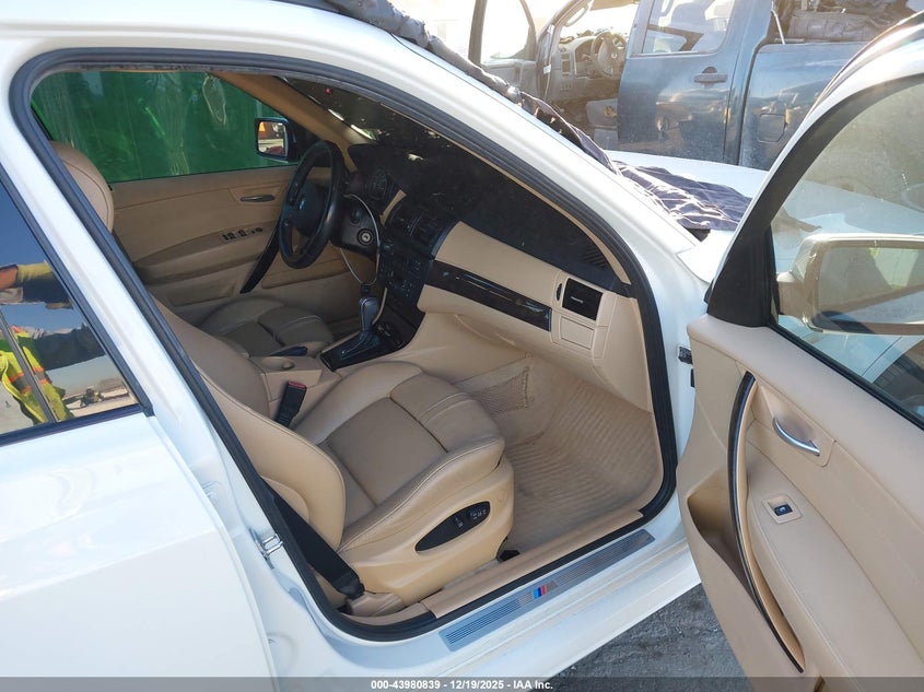2007 BMW X3 VIN WBXPC93417WF15742 IAAI salvage auction — FRONT END, Salvage (California), sold $1,050 on 2026-07-15 (photo 5)