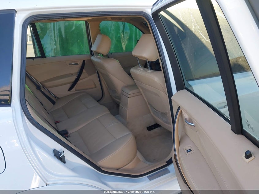 2007 BMW X3 VIN WBXPC93417WF15742 IAAI salvage auction — FRONT END, Salvage (California), sold $1,050 on 2026-07-15 (photo 8)