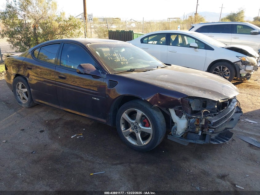 2006 Pontiac Grand prix VIN 2G2WC58C461104392 IAAI salvage auction — ALL OVER, Salvage (Arizona), sold $250 on 2026-07-23 (photo 1)