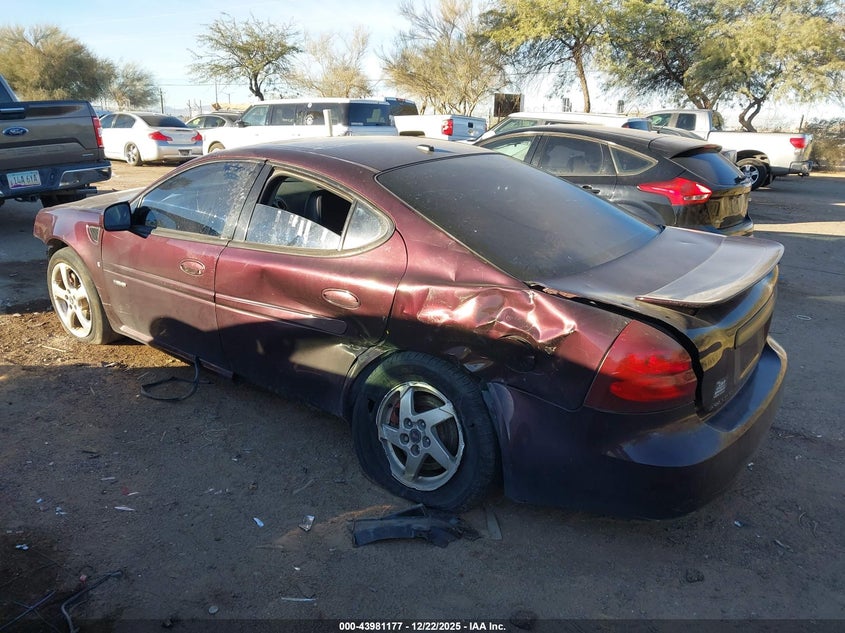 2006 Pontiac Grand prix VIN 2G2WC58C461104392 IAAI salvage auction — ALL OVER, Salvage (Arizona), sold $250 on 2026-07-23 (photo 3)