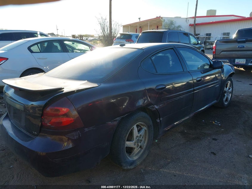 2006 Pontiac Grand prix VIN 2G2WC58C461104392 IAAI salvage auction — ALL OVER, Salvage (Arizona), sold $250 on 2026-07-23 (photo 4)
