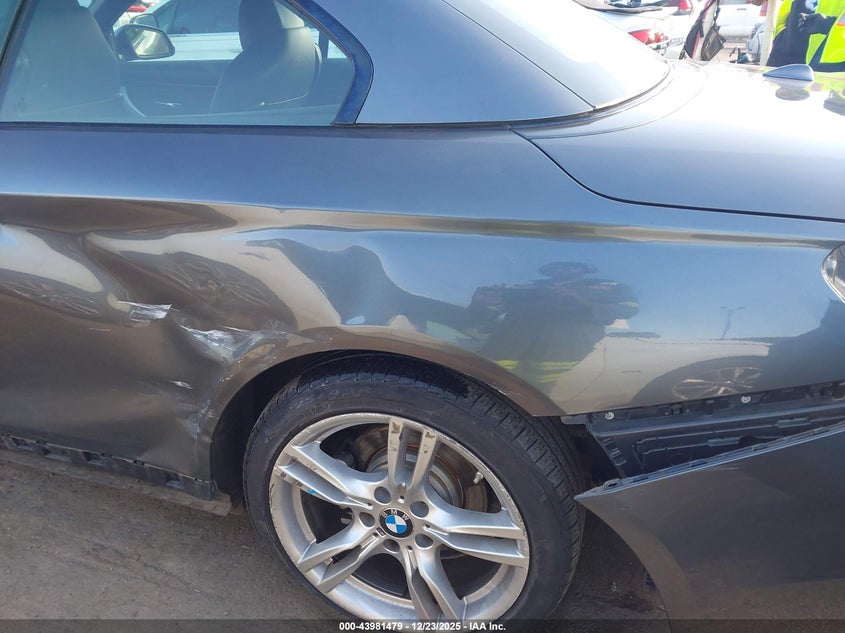 2015 BMW 4er VIN WBA3V9C50FP798653 IAAI salvage auction — LEFT SIDE, Salvage Title, sold $3,700 on 2026-07-20 (photo 6)