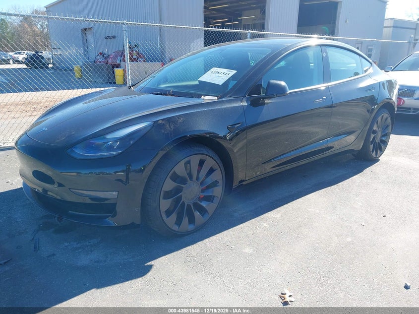 2022 Tesla Model 3 VIN 5YJ3E1EC7NF175734 IAAI salvage auction — REAR END, Other, sold $4,850 on 2026-07-22 (photo 2)