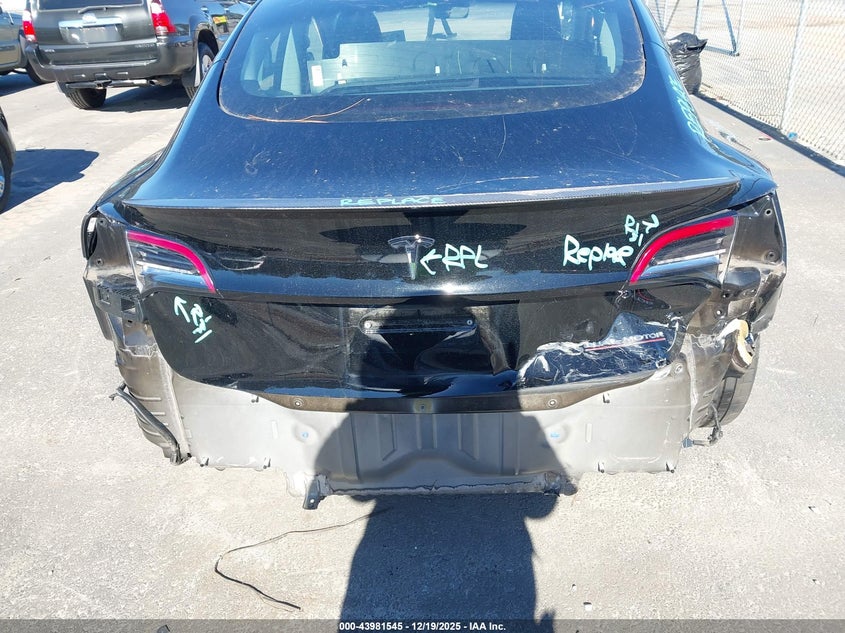 2022 Tesla Model 3 VIN 5YJ3E1EC7NF175734 IAAI salvage auction — REAR END, Other, sold $4,850 on 2026-07-22 (photo 6)