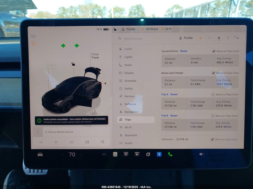 2022 Tesla Model 3 VIN 5YJ3E1EC7NF175734 IAAI salvage auction — REAR END, Other, sold $4,850 on 2026-07-22 (photo 7)