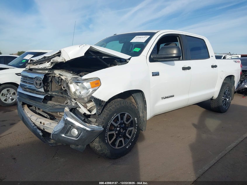2015 Toyota Tundra VIN 5TFDW5F18FX436270 IAAI salvage auction — LEFT FRONT, Salvage Title, sold $10,200 on 2026-07-09 (photo 6)