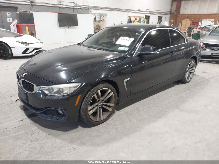 2015 BMW 4er VIN WBA3T1C58FP819787 IAAI salvage auction — VANDALISM, Mv-907A (New York), sold $1,650 on 2026-08-19 (photo 2)