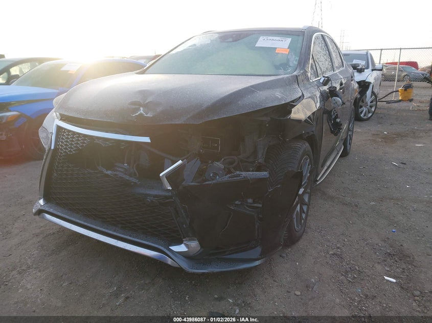 2017 Lexus Rx 350 VIN 2T2BZMCA9HC085962 IAAI salvage auction — FRONT END, Clear (Indiana), sold $9,900 on 2026-07-26 (photo 2)