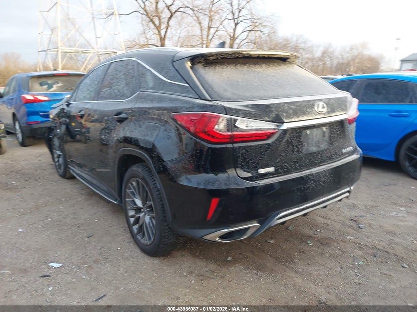 2017 Lexus Rx 350 VIN 2T2BZMCA9HC085962 IAAI salvage auction — FRONT END, Clear (Indiana), sold $9,900 on 2026-07-26 (photo 3)