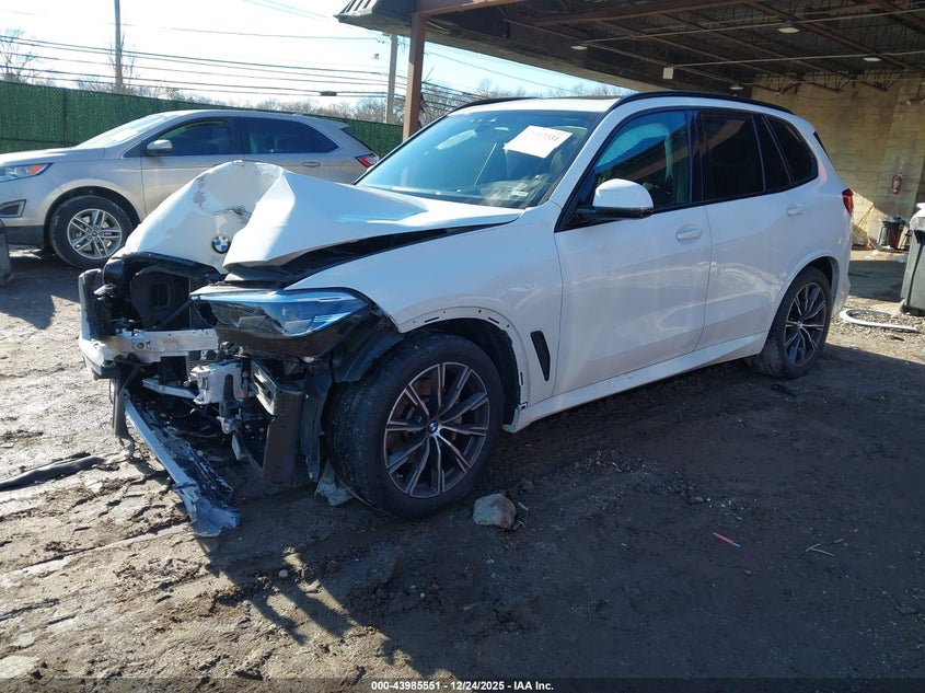 2022 BMW X5 VIN 5UXCR6C01N9J47625 IAAI salvage auction — FRONT END, Salvage Title, sold $15,000 on 2026-07-21 (photo 2)
