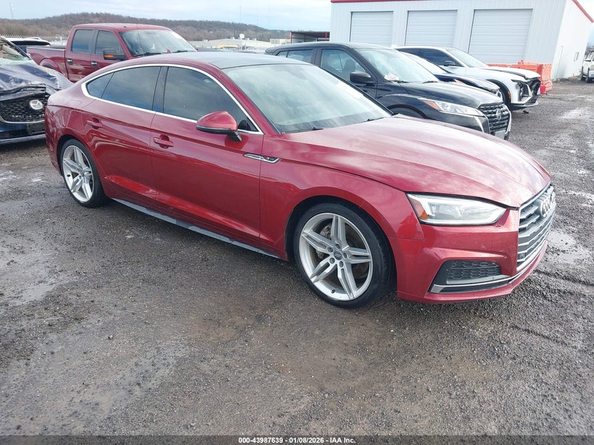 2018 Audi A5 VIN WAUENCF50JA010225 — IAAI salvage auction photo