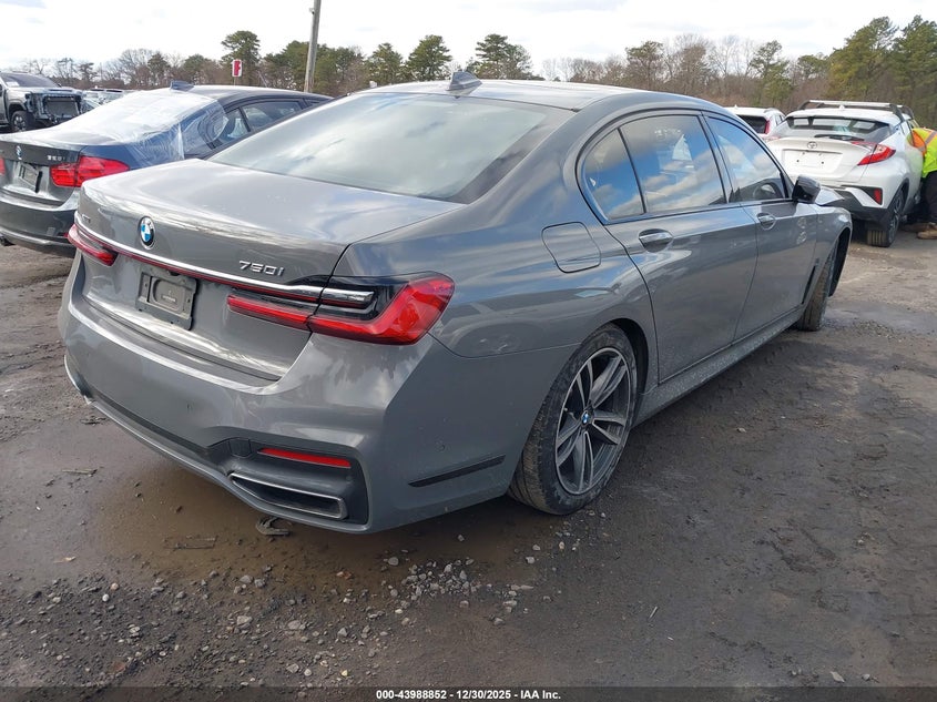 2020 BMW 7 series VIN WBA7U2C07LGJ59780 IAAI salvage auction — FRONT END, Mv-907A (New York), sold $17,600 on 2026-08-01 (photo 4)
