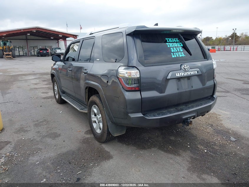 2016 Toyota 4runner VIN JTEZU5JR4G5128756 IAAI salvage auction — RIGHT FRONT, Salvage Title, sold $7,550 on 2026-07-20 (photo 3)