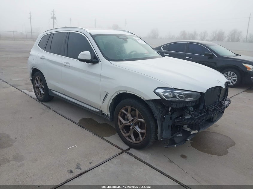 2024 BMW X3 VIN 5UX43DP07R9V46677 IAAI salvage auction — LEFT SIDE, Original (Texas), sold $14,250 on 2026-07-10 (photo 1)