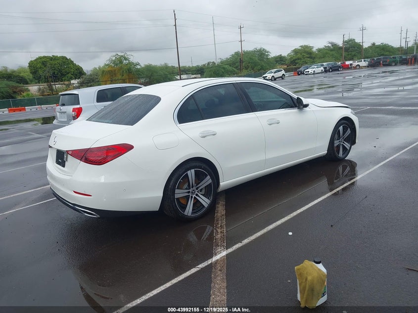 2024 Mercedes-benz C class VIN W1KAF4GB4RR211346 IAAI salvage auction — FRONT END, Clear (Hawaii), sold $13,100 on 2026-07-21 (photo 4)