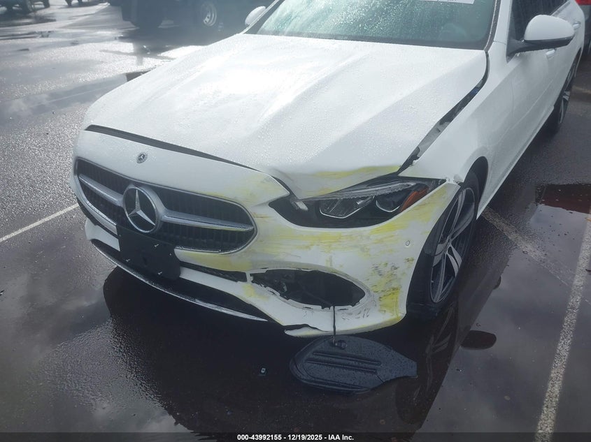 2024 Mercedes-benz C class VIN W1KAF4GB4RR211346 IAAI salvage auction — FRONT END, Clear (Hawaii), sold $13,100 on 2026-07-21 (photo 6)