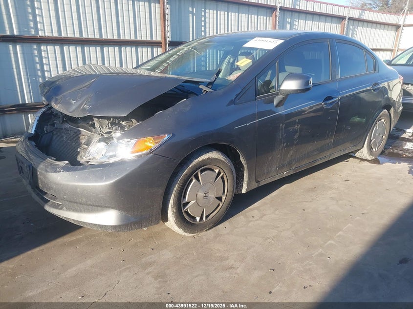 2012 Honda Civic VIN 2HGFB2F6XCH329107 IAAI salvage auction — FRONT END, Other, sold $450 on 2026-07-21 (photo 2)