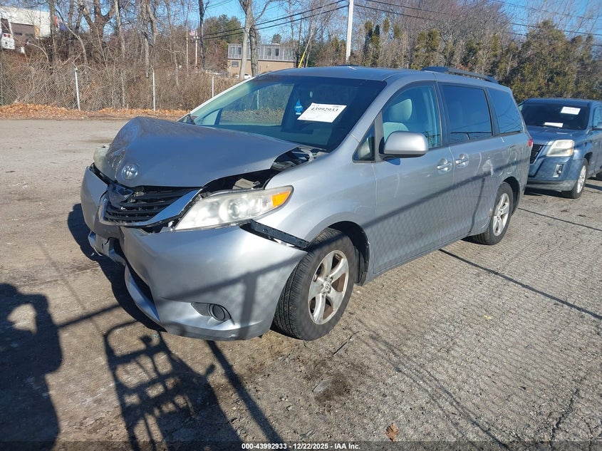2011 Toyota Sienna VIN 5TDKK3DC6BS151515 IAAI salvage auction — FRONT END, Salvage (Rhode Island), sold $1,500 on 2026-07-28 (photo 2)