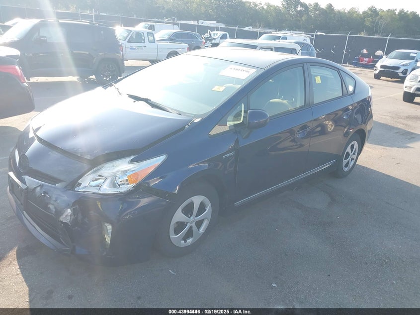2012 Toyota Prius VIN JTDKN3DU8C1578421 IAAI salvage auction — LEFT FRONT, Salvage (Idaho), sold $3,400 on 2026-07-08 (photo 2)