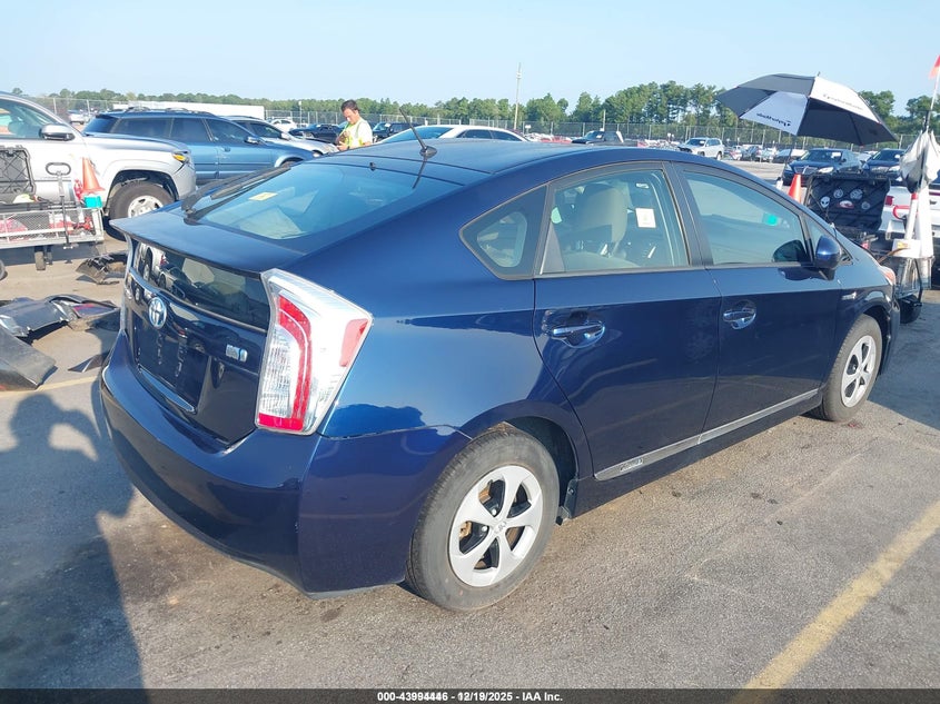 2012 Toyota Prius VIN JTDKN3DU8C1578421 IAAI salvage auction — LEFT FRONT, Salvage (Idaho), sold $3,400 on 2026-07-08 (photo 4)