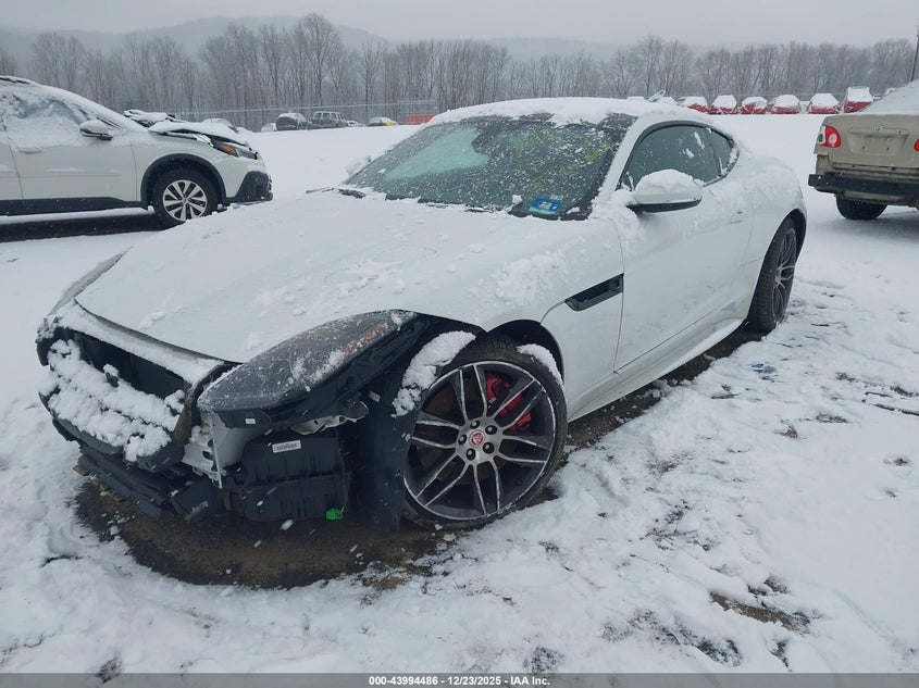 2016 Jaguar F-type VIN SAJWJ6DL8GMK34440 IAAI salvage auction — FRONT END, Salvage (New Jersey), sold $12,200 on 2026-08-01 (photo 2)