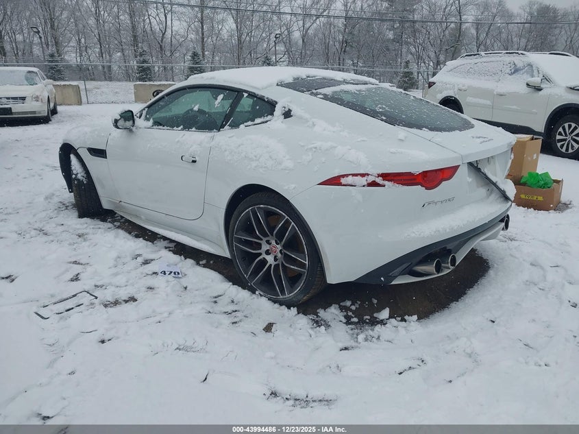 2016 Jaguar F-type VIN SAJWJ6DL8GMK34440 IAAI salvage auction — FRONT END, Salvage (New Jersey), sold $12,200 on 2026-08-01 (photo 3)
