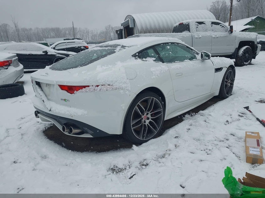 2016 Jaguar F-type VIN SAJWJ6DL8GMK34440 IAAI salvage auction — FRONT END, Salvage (New Jersey), sold $12,200 on 2026-08-01 (photo 4)