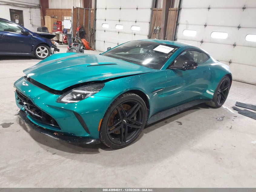 2025 Aston martin Vantage VIN SCFSMGFW5SGN10079 IAAI salvage auction — RIGHT FRONT, Salvage Title, sold $80,000 on 2026-08-05 (photo 2)