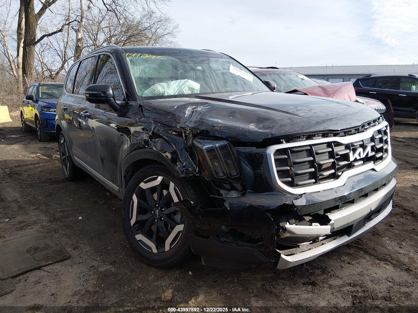 2023 Kia Telluride VIN 5XYP64GC6PG362228 IAAI salvage auction — FRONT END, Salvage (Indiana), sold $5,500 on 2026-07-10 (photo 1)