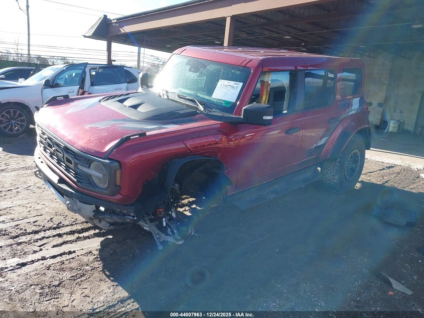 2025 Ford Bronco VIN 1FMEE0RR9SLB11183 IAAI salvage auction — Front End, Mv-907A (New York), sold $39,950 on 2026-04-27 (photo 2)