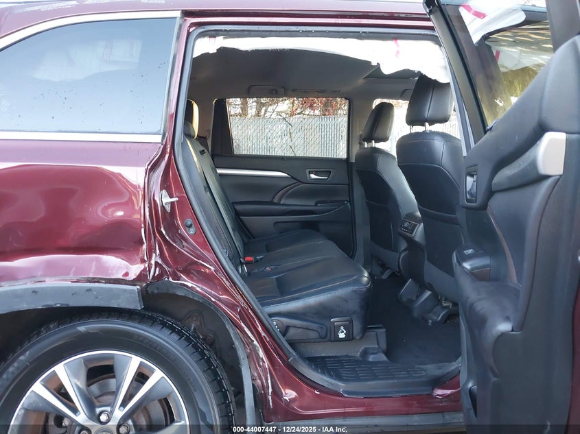 2016 Toyota Highlander VIN 5TDJKRFH3GS301224 IAAI salvage auction — RIGHT SIDE, Mv-907A (New York), sold $10,875 on 2026-07-21 (photo 8)