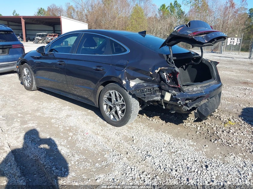 2023 Hyundai Sonata VIN KMHL64JAXPA316130 IAAI salvage auction — LEFT REAR, Salvage Title, sold $2,950 on 2026-07-17 (photo 3)