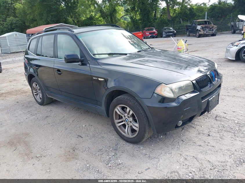 2006 BMW X3 VIN WBXPA93476WG74690 IAAI salvage auction — SIDE, Court Order (Georgia), sold $325 on 2026-07-17 (photo 1)
