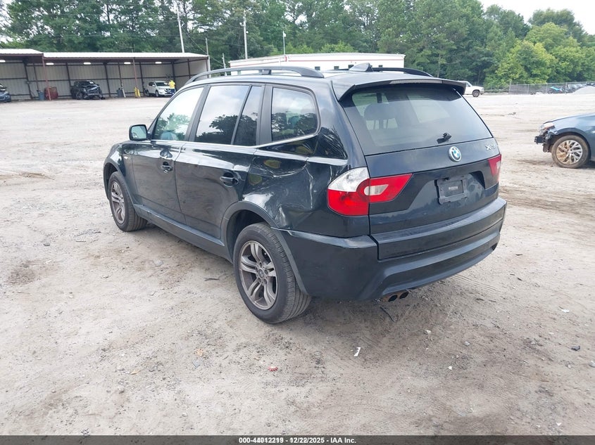 2006 BMW X3 VIN WBXPA93476WG74690 IAAI salvage auction — SIDE, Court Order (Georgia), sold $325 on 2026-07-17 (photo 3)