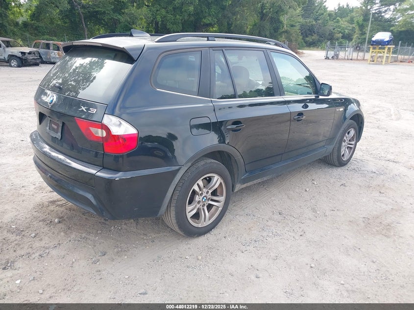 2006 BMW X3 VIN WBXPA93476WG74690 IAAI salvage auction — SIDE, Court Order (Georgia), sold $325 on 2026-07-17 (photo 4)