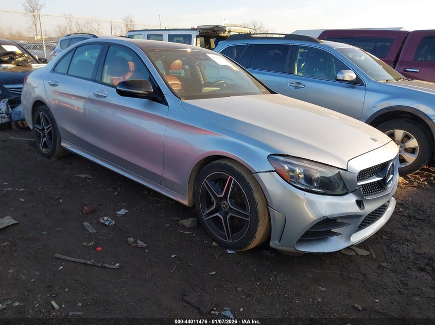 2021 Mercedes-benz C-klasse VIN W1KWF8EB5MR644781 IAAI salvage auction — LEFT SIDE, Salvage Title, sold $7,900 on 2026-07-30 (photo 1)