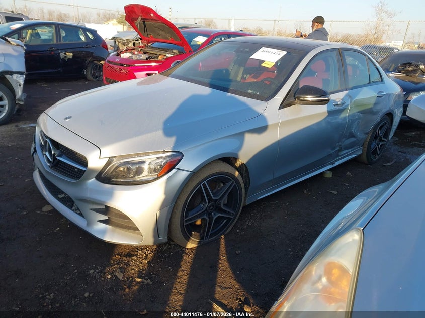 2021 Mercedes-benz C-klasse VIN W1KWF8EB5MR644781 IAAI salvage auction — LEFT SIDE, Salvage Title, sold $7,900 on 2026-07-30 (photo 2)