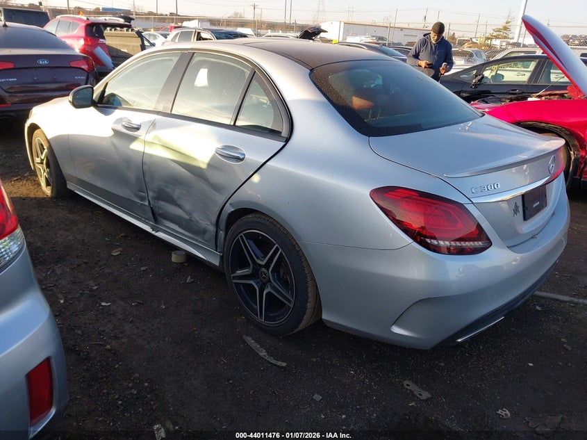 2021 Mercedes-benz C-klasse VIN W1KWF8EB5MR644781 IAAI salvage auction — LEFT SIDE, Salvage Title, sold $7,900 on 2026-07-30 (photo 3)