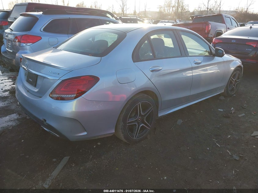 2021 Mercedes-benz C-klasse VIN W1KWF8EB5MR644781 IAAI salvage auction — LEFT SIDE, Salvage Title, sold $7,900 on 2026-07-30 (photo 4)