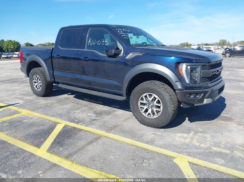 2023 Ford F-150 VIN 1FTFW1RG0PFA63508 IAAI salvage auction — THEFT, Certificate Of Destruction (Florida), sold $30,000 on 2026-07-30 (photo 1)