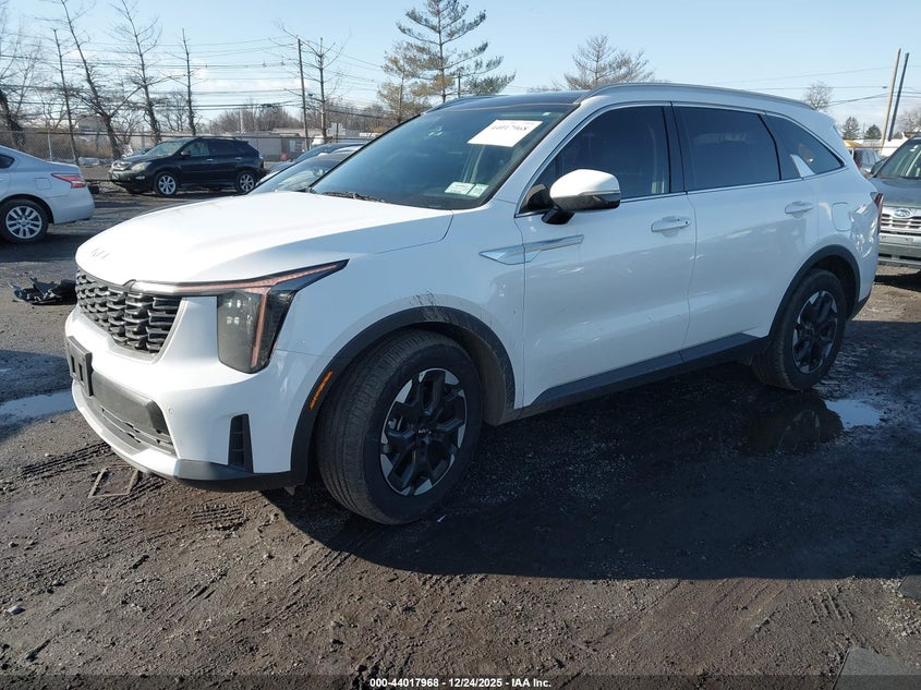 2024 Kia Sorento VIN 5XYRL4JC5RG277104 IAAI salvage auction — FRONT END, Salvage (New Jersey), sold $10,200 on 2026-07-09 (photo 2)